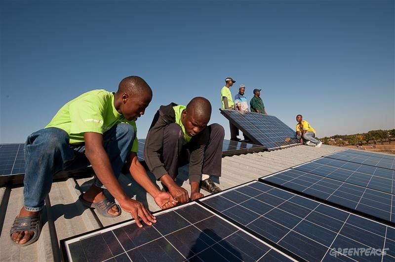 installation de panneau solaire en afrique